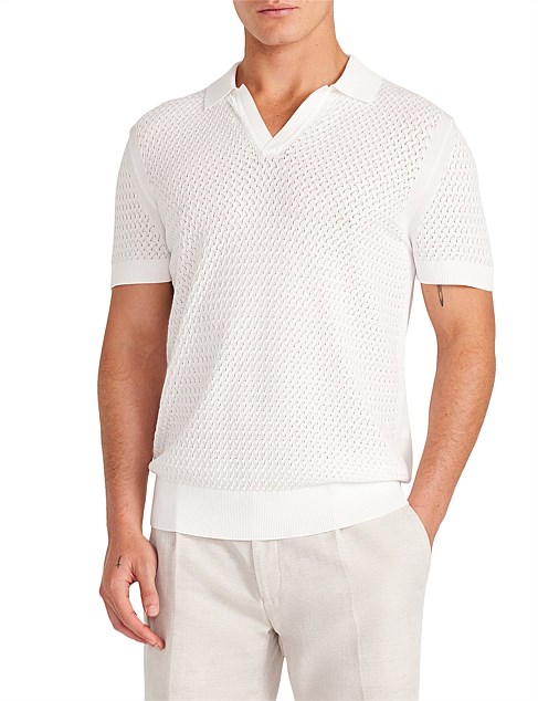 LACE TECH KNIT POLO