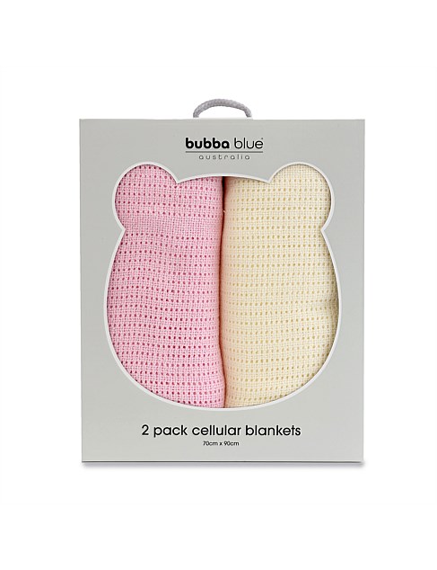 BUBBA NORDIC SORBET 2PK CELLULAR BLANKET