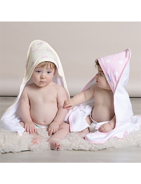 BUBBA NORDIC SORBET 2PK HOODED TOWEL - STRAWBERRY/CHERRY