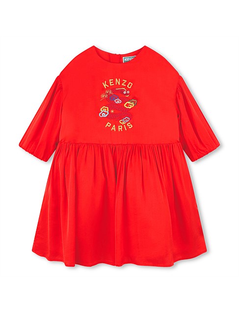 BALLOON SLEEVED DRESS (4Yrs)