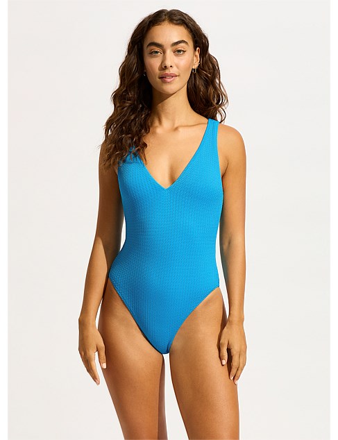 Sea Dive Deep V Neck One Piece