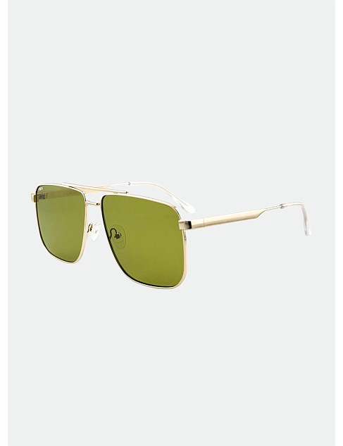 SORRENTO SUNGLASSES GOLD/ GREEN