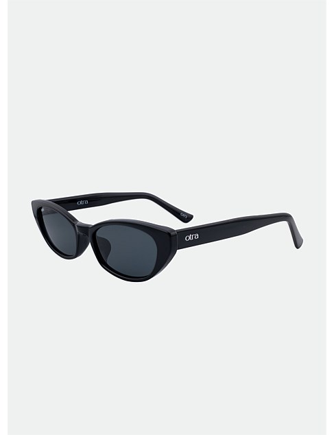 SHONA SUNGLASSES BLACK/ SMOKE