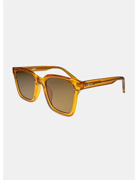 FYN SUNGLASSES TRANSPARENT ORANGE/ BROWN