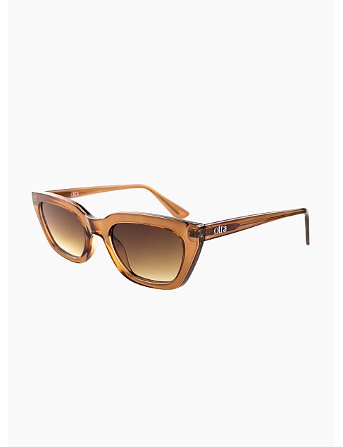 NOVE SUNGLASSES TRANSPARENT COFFEE/ BROWN