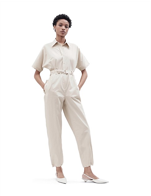 COTTON UTILITY JUMPSUIT