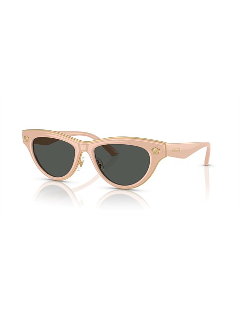 Cat Eye PINK DARK GREY Sunglasses