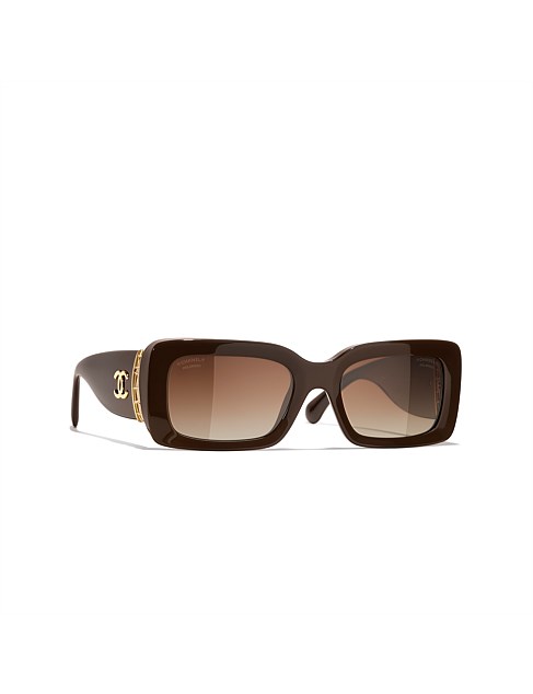 Rectangle BROWN GRADIENT BROWN POLAR Sunglasses