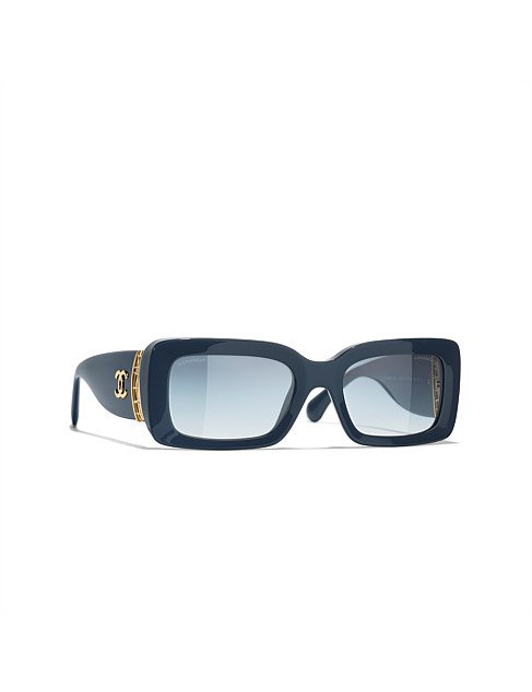 Rectangle BLUE CLEAR GRAD BLUE GRAD BLACK Sunglasses