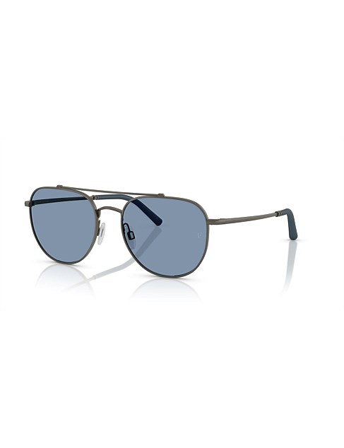 R-10 Pilot GUNMETAL MARINE Sunglasses