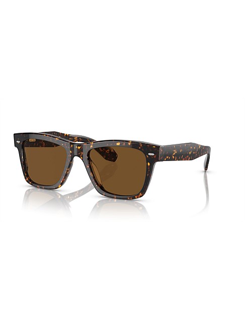 N.04 SUN Rectangle HAVANA TRUE BROWN POLAR Sunglasses