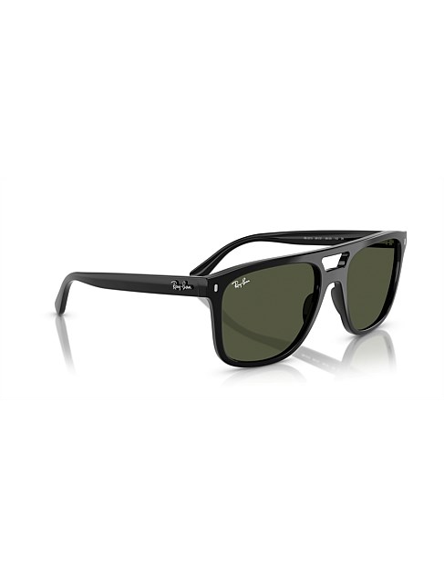 Square BLACK GREEN Sunglasses