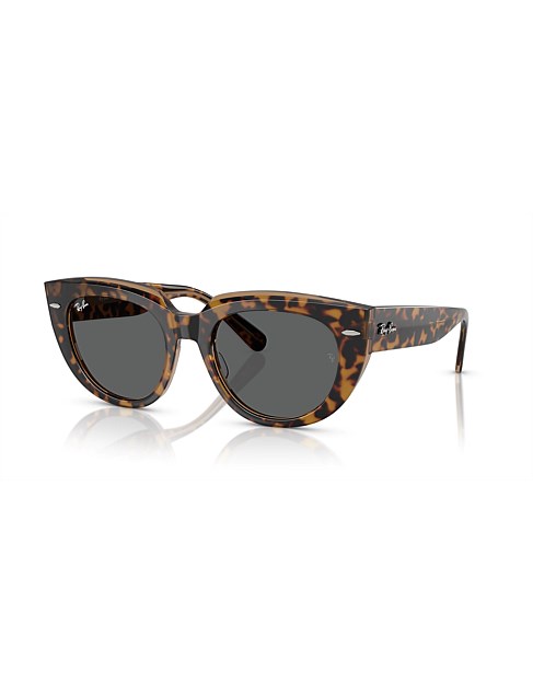 DOREEN Square HAVANA DARK GREY Sunglasses