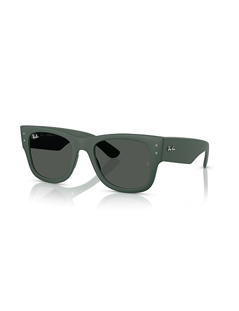 Square GREEN DARK GREY Sunglasses