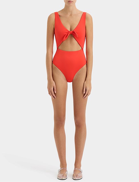 Clarita Tie One Piece Swimsuit