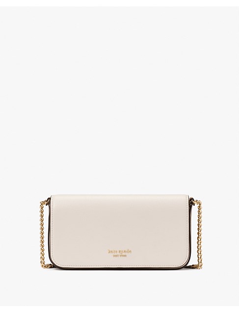 Devin Colorblocked Flap Chain Wallet