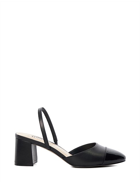 CAREFUL SLINGBACK PUMP