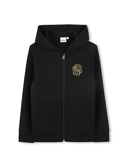 EMBROIDERED HOODED JOGGING CARDIGAN (14 Yrs)