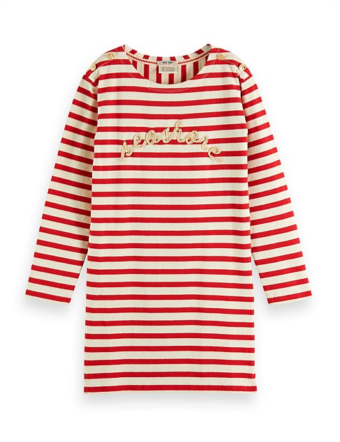 Bretton stripe sweat dress