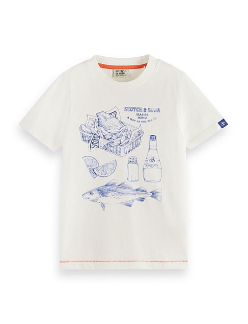 Cotton artwork T-shirt