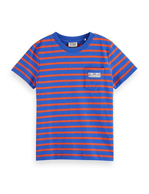 Yarn-dyed stripe T-shirt