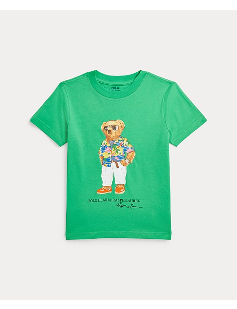 Boys Polo Bear Cotton Jersey T-Shirt (2 Yrs - 7 Yrs)