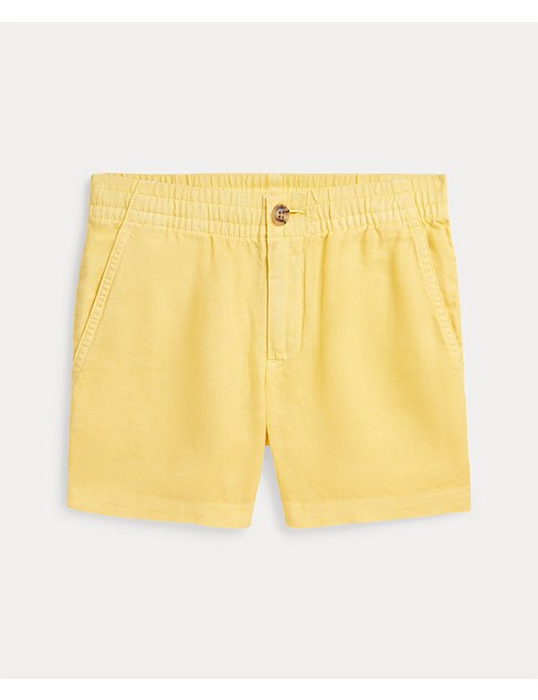 Boys Polo Prepster Linen-Cotton Short