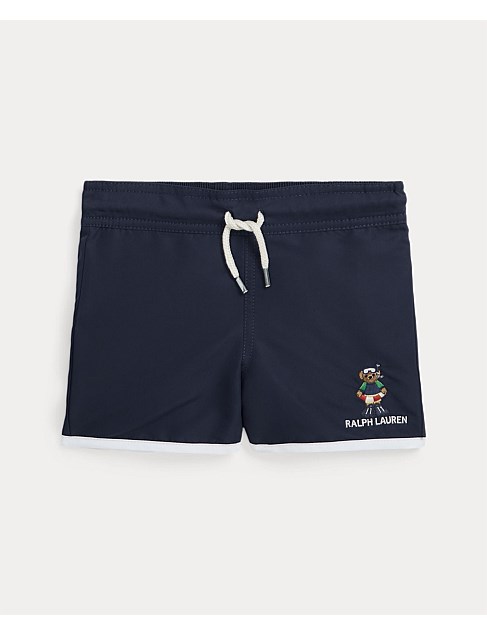 Boys Polo Bear Swim Trunk