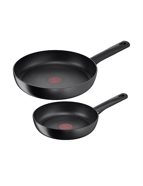 Hard Titanium Pro Induction NS Twin Pk Frypans 24/28cm