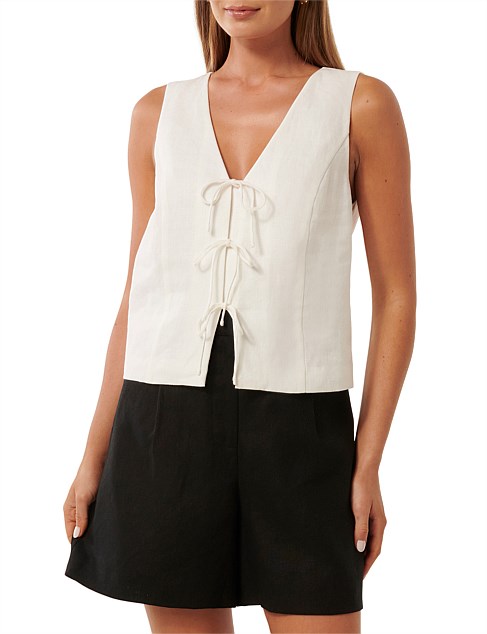 ERIN TIE FRONT WAISTCOAT