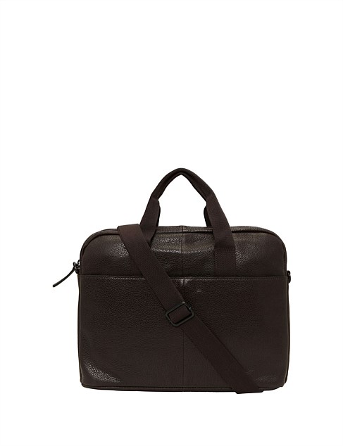 PEBBLE LEATHER BRIEFCASE