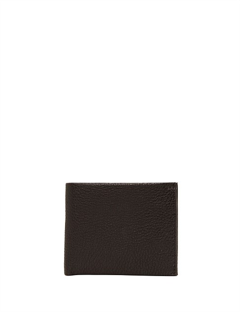 PEBBLE LEATHER WALLET BIFOLD WITH COIN