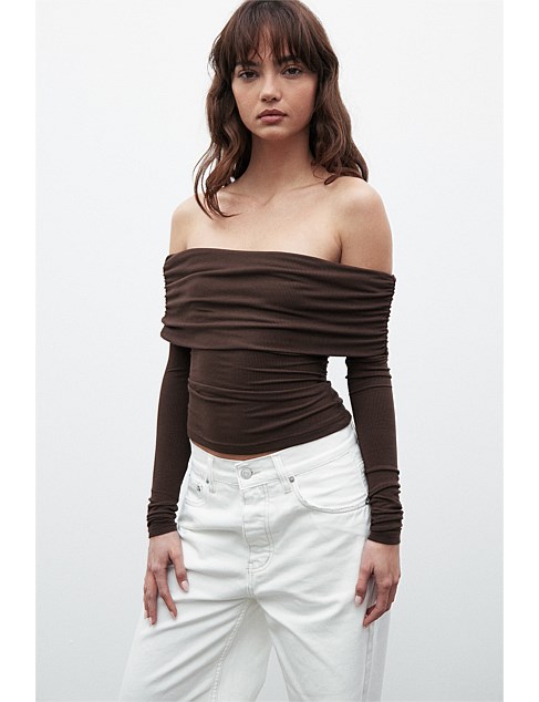 ALESSANDRA OFF THE SHOULDER TOP