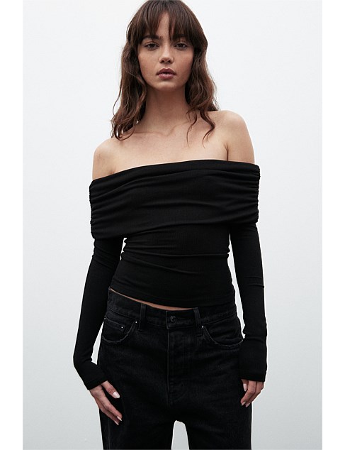 ALESSANDRA OFF THE SHOULDER TOP