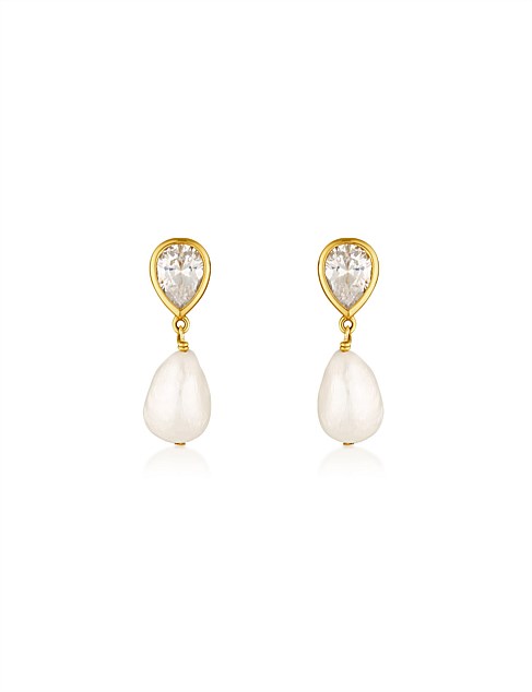 EROS PEARL DROP EARRINGS