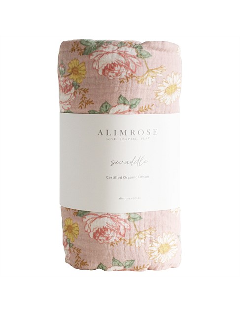 MUSLIN SWADDLE ENGLISH GARDEN