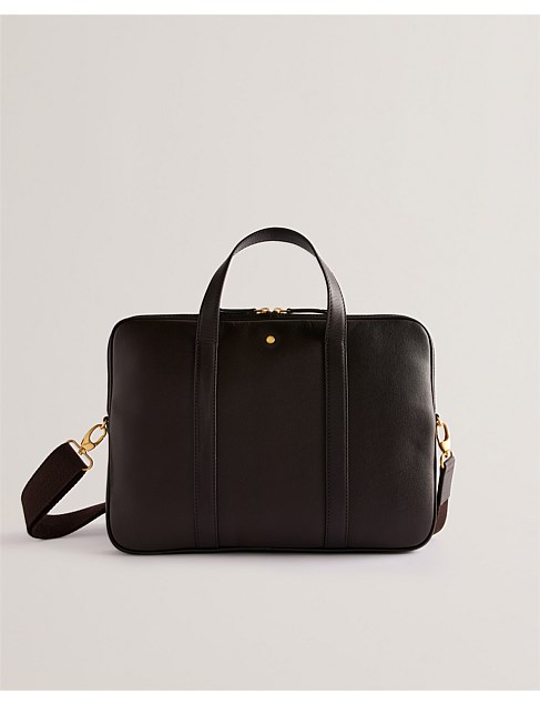 KAITON CAVIAR LEATHER BRIEFCASE