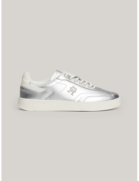 Heritage Metallic Leather Trainers