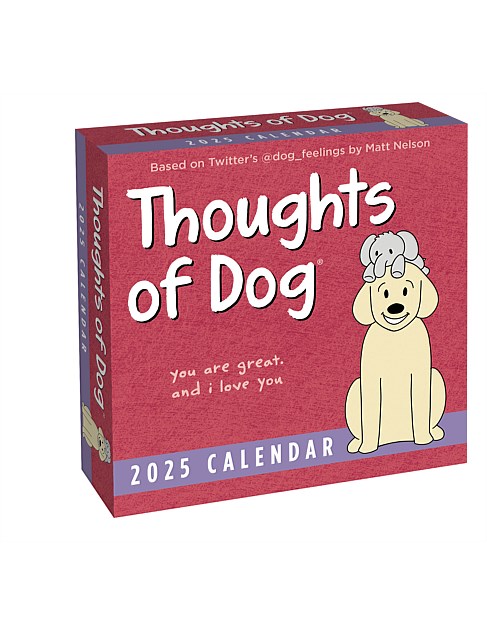 THOUGHTS OF DOG 2025 DAY-TO-DAY BOXED CALENDAR