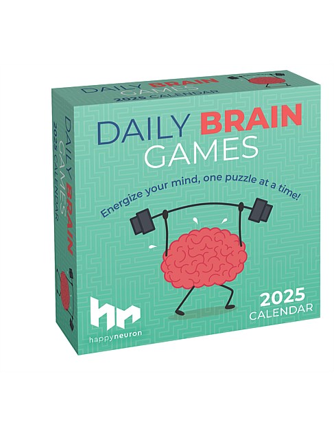 DAILY BRAIN GAMES 2025 DAY-TO-DAY BOXED CALENDAR