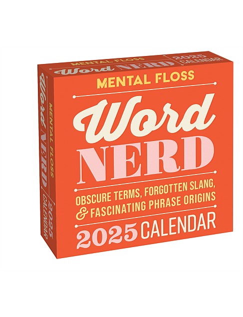 WORD NERD 2025 DAY-TO-DAY BOXED CALENDAR