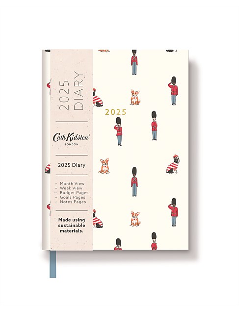 2025 CATH KIDSTON A6 DIARY - GUARDS DITSY MULTI