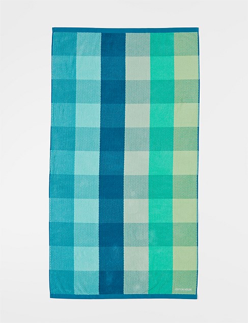 Tilly Check Beach Towel