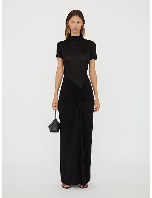 FUSION RUCHED T-SHIRT GOWN