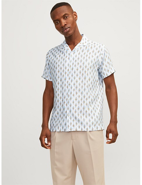 Lincoln Print Resort Shirt Short Sleeve