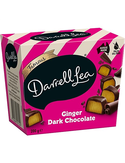 DARRELL LEA DARK CHOCOLATE COATED GINGER 200G