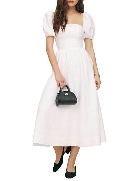 Marella Linen Midi Dress