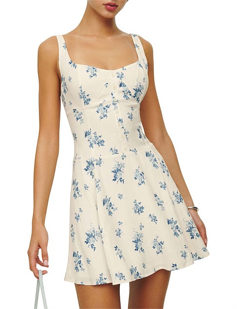 Valencio Floral Print Mini Dress