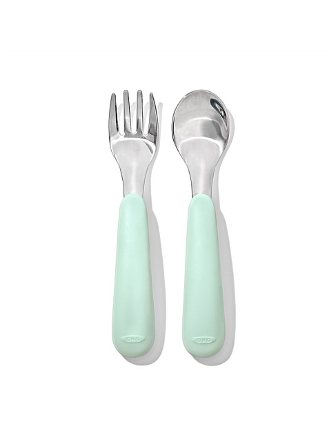 Tot Fork & Spoon Set - Opal