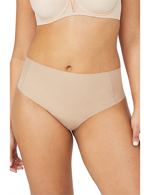 BODY SMART WAISTED THONG BEIGE